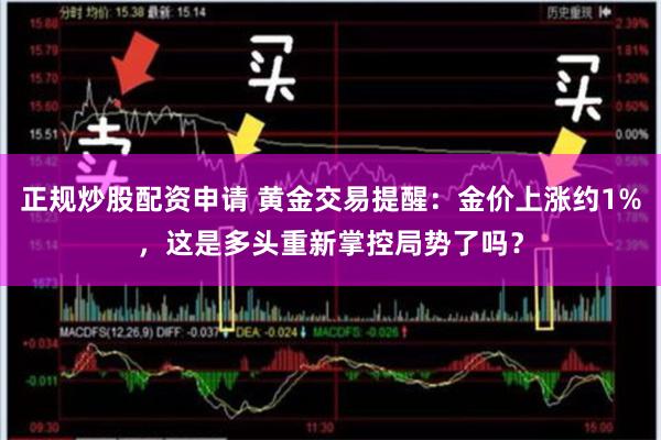 正规炒股配资申请 黄金交易提醒：金价上涨约1%，这是多头重新掌控局势了吗？