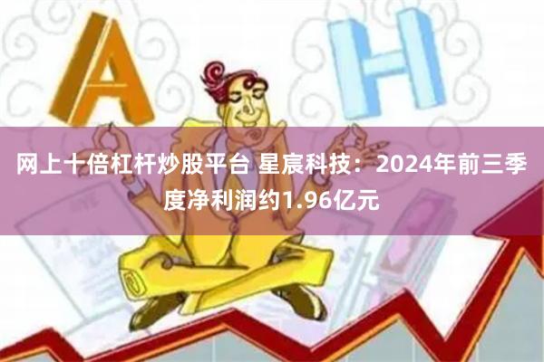 网上十倍杠杆炒股平台 星宸科技：2024年前三季度净利润约1.96亿元