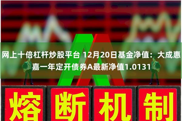 网上十倍杠杆炒股平台 12月20日基金净值：大成惠嘉一年定开债券A最新净值1.0131